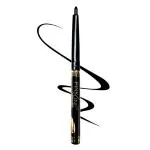 Pink Line Waterproof Shimmery Black Matte Liquid Pencil Eyeliner Stay Upto 24 hrs for Women and Girls