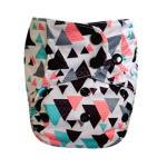 Apple Blossoms Cotton Triangle Geometry Bamboo-Cotton Inserts