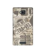 Casotec Travel Design Printed Silicon Soft TPU Back Case Cover for Lava A82