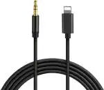 Astound Aux Cable 1 M Copper Braiding Lightning Aux Cable To 3.5Mm Audio Cable (Compatible With Camera, Computer, Gaming Console, Mp3 Player, Mobile, Smart Watch, Tv, Tablet, Black)