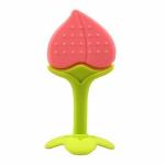 Teri Beri silicone Fruit Shape Teether for Baby/Toddlers/Infants/Children (Peach)