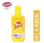Trishul Trizol Disinfectant Surface Cleaner Lemon Fresh with 10X Power Killed Germs & Bacteria 99.99% (500ml-Pack of 6)