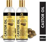 Ayurdaily Natural Cold Pressed Castor Oil, 400 Ml (Pack Of 2)