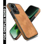 SYOTT Protective COLOR Pure Leather Back Cover For Oneplus Nord 3 5G | Shield Your Device with Style | Brown