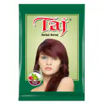 Taj Henna Natural Red Henna based Hair Color 15g (Pack of 10)