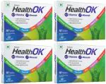 Health OK Multivitamin with Natural Ginseng, Taurine power, Daily Energy, alertness, 10 Tablets x Pack of 4