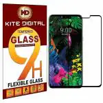 Kite Digital Lg G8 Thinq (Black) Tempered Glass Screen Protector with Edge to Edge Coverage and Easy Installation Kit (Pack of 3)