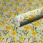 Bnezz Self Adhesive Wallpaper & Wall Sticker Model (BellFlower) Pack of 1 Roll Size(40x300)cm Wallpaper for Walls Just Peel and Stick on Walls|Furniture|Bedroom|Kitchen|Drawing Room