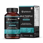 La Nature's Milk Thistle Extract| Liver Detox Supplement with Silybum Marianum 600 mg| Supports Liver Function and Fatty Liver Care| Men and Women- 60 Veg Tablets