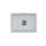 CURATE INDIA Single Bowl Granite Quartz Kitchen Sink | 24x18x9 Inch | 8 different Color Options | Matt Finish Kitchen Wash Basin (With PVC Waste Pipe & Sink Coupling)