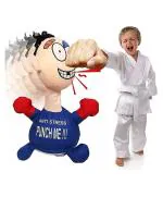 AMAFLIP Blue Cotton Anti Stress Relief Punching Bag Angry Management Doll for Kids (6 Months-12 Years)