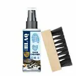 THE BLAQ Instant Shoes Cleaner Premium Brush | Remove Oil,Dust,Dirt,Tea Stains I Suitable for Sneaker, Nubuck, Canvas, Knit, Trainers, Multi-Material & Suede