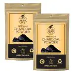 Khadi Ark 100 % Pure Natural Activated Charcoal Powder for Hair & Skin (200 GM)
