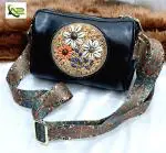 NEXUS INDIA ENTERPRISES Women Stylish Leather Crossbody Bag stones 3