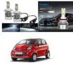 Feelitson White Car C6 H4 Compact Design 36W/3800Lm Led Headlight For Tata Nano Genx (Pack Of 2)