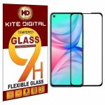 Kite Digital Infinix Hot 10 (Black) 5D/6D/11D/21D Premium Tempered Glass Screen Protector Slim 9H Hard 2.5D with Full Installation Kit (Pack of 2)