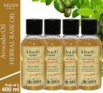 Herbal Khadi Herbal Hair Oil, Pure Herbal Ayurvedic Avocado Hair Oil    (400 ml)