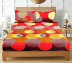 MORADO Premium Poly Cotton Double Bed Bedsheet (90X90 Inches) with 2 Pillow Covers (17X27 Inches)