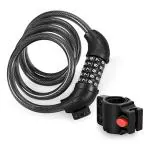 Manogyam Security Guard Against Theft Smart E-bike Steel Wire Cable Lock Cycle Accessorie Cycle Lock