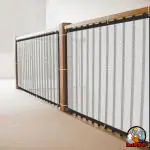 HIPPO Baby Safety Net for Balcony for Kids, Baby Banister Guard, Child Railing Safety Net, Kids Safety Staircase Net, Pet Stair Railing Net for Balcony Safety (Transparent-White || 1MTX6MT)