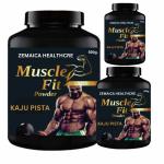 <html>Zemaica healthcare <b>muscle fit </b>/ whey protein powder /muscle Gainer/flavor/kaju pista/pack.3</html>