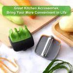 Vegetable Peeler Palm Peeler Finger Grips Comfortable to Peel Potato & Carrot & Cucumber