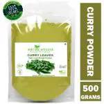 Shudh Online Organic Curry Leaves Powder (500g) for Hair Growth, Eating, Food, Skin Brightening (Fresh Kari Patta Leaf, Karuveppilai powder)