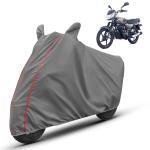 Automozexo Best Bike Cover for Bajaj CT100 with Mirror Pockets, All Weather Protection & Dustproof CT100 Bike Cover, Best Cover for two wheeler CT100 (Grey)