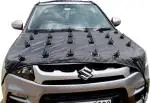 DTC Car Protection Cover Roof/Bonnet (Spikes) For Onlye 1Pcs Universal Size Single Half Pcs Cover (Small), Grey