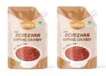 Fruvanta jain Schezwan Chutney Without Onion/garlic(200gm x 2)