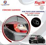 FALCON CAR TAIL LIGHT COVER CHROME FOR TIAGO 2020 ONWARDS