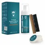 ROYAL CARE PROFESSIONAL Shoe Cleaner Foam Kit |FOAM 150 ML + 1 BRUSH + SHINE SPONGE | Cleaning Foam | Works on Leather, Whites, Nubuck, Golf Shoes, Basketball Shoes, Boots, Sandals