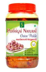 Pothigai Natural Onion Pickle 500g/No Artificial Flavour/No Artificial Colour/ 100% Natural