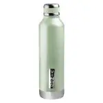 Vinod Bling Flask Water Bottle 750 ml - Fabricated High-Quality Stainless Steel Inside; Useful For Travelling, School, Office, Gym And College Etc (Light Green)