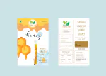 PRO ORGANIC LIFE Honey Sachets/sweetness/Seal Honey Packaging Pouch /Honey Sachets for Restaurant-8gm(1X80)