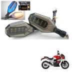 Kozdiko Multicolor U Shape Dual Color LED DRL Running Lamp For Mahindra Mojo (Pack of 4)