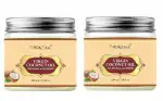 DRONTIKA WILD & PURE Herbal Coconut Oil Cold Pressed Extra Virgin Hair Oil For Men & Women Ideal For All Type Skin & Hair Growth Unbleached Unrefined Sulphate & Paraben free - 200 ml (Pack Of 2)