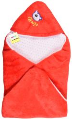 Kwitchy Printed Single Hooded Baby Blanket for Mild Winter 