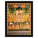 ArtX Multicolor Shri Nath Ji Wall Art Painting 10.0 x 13.0