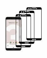 GADGETRONICS Google Pixel 3 Transparent Tempered Glass Scratch Resistant Screen Protector (Pack of 3)