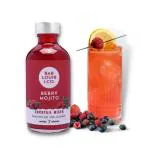 Bab Louie & Co. Berry Mojito Cocktail Mix, Makes 7 Drinks, 100% Natural, Non-Alcoholic Beverage, Cocktail and Mocktail Syrup, Cocktail Mixer for Vodka, Gin, Champagne