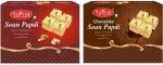 Yuvraj Chocolate and Elaichi Soan Papadi Sweets Combo Pack 400 gm x 2