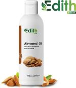 Edith Naturals Cold Pressed Sweet Almond Oil-Provides Hair Damage Protection For Men And Women Hair Oil (100 ml)