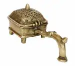 Kartique Home Decor Dhoop Dani with Mesh Cover - 15.2 x 6.4 x 6.4 cm