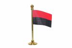 FlagSource Dravida Munnetra Kazhagam (DMK) Party Flag for Car Dashboard with an ABS Nano Base