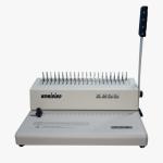 Namibind Mini Comb Bind-C12 Book Binder Manual A4 Comb Binding Machine Paper Punch Binder with 21 Holes & Max. Punch 12 Sheets & Bind 500 Sheets for Office School