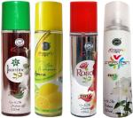 DSP Jasmine , Lemon , Rose And Fusion Spray - 4 x 62.5 ml, 4 Pc