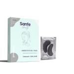 Sanfe Beauty Under eye gel pads For Dull, Tired-Looking Eyes| Enriched with charcoal & citric acid| Hydrates, Rejuvenates & Lightens