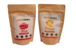 Aru Herbal Orange Peel Powder & Rose Petal Powder Combo - 350g | Glowing Skin, Anti-aging & Face Care | Skin Whitening Face Pack & Tanning Solution | Natural Face Mask