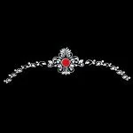 Comet Busters Traditional Bridal Bengali Wedding Bindi for Women (BIN1984) Pack of 1